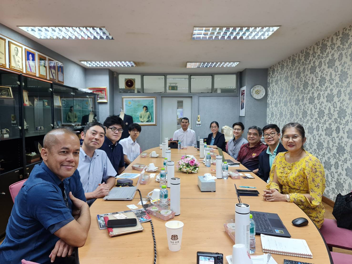 Engineering KU the representatives from Kyushu Sangyo