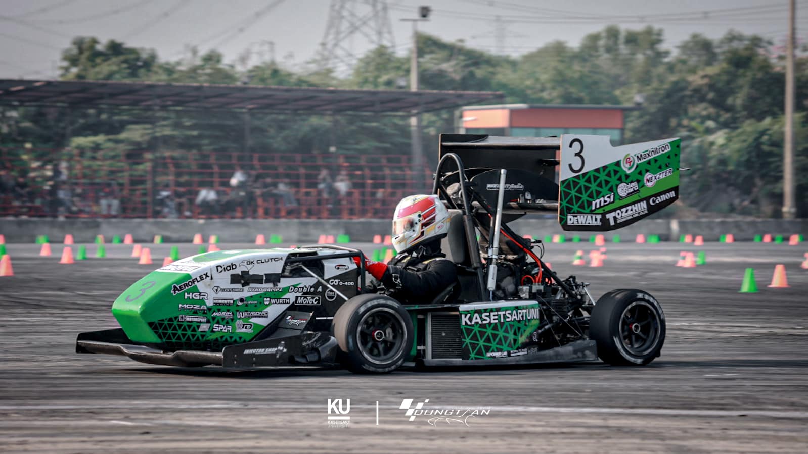 Kasetsart University students of the Dongtaan Racing team won the ...
